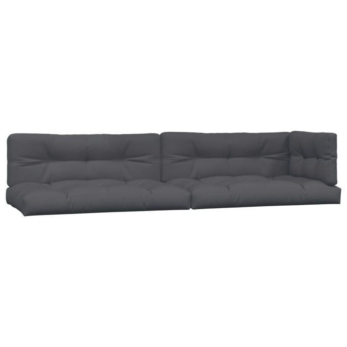 Pallet Cushions 5 Pcs Anthracite Fabric Tlbiii