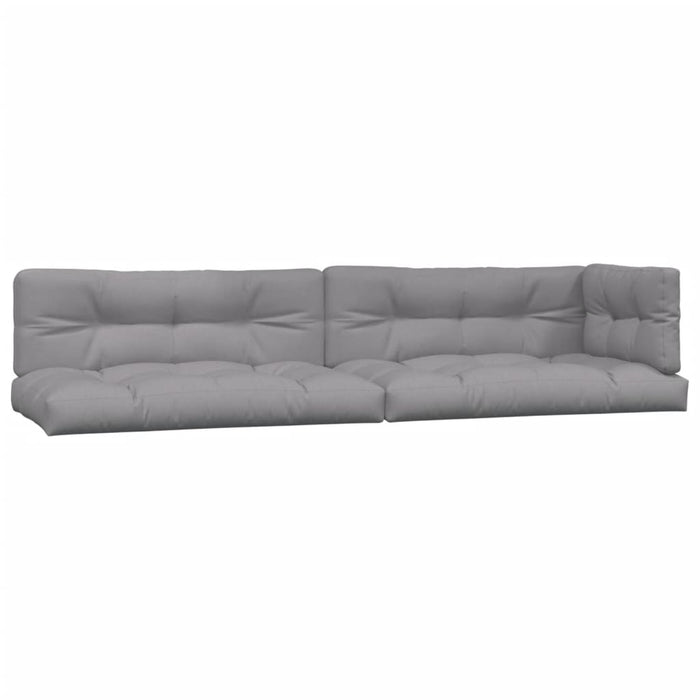 Pallet Cushions 5 Pcs Grey Fabric Tlbiin