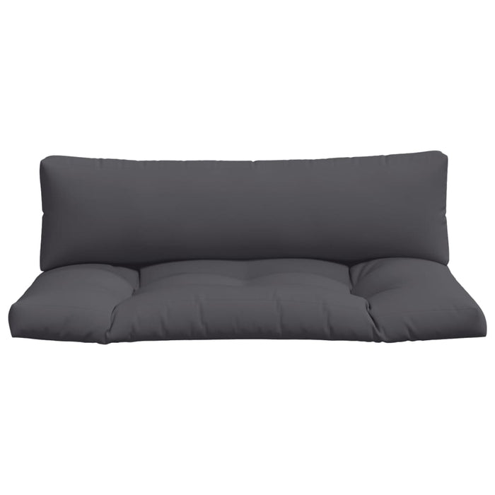 Pallet Cushions 2 Pcs Anthracite Fabric Tlbkxx