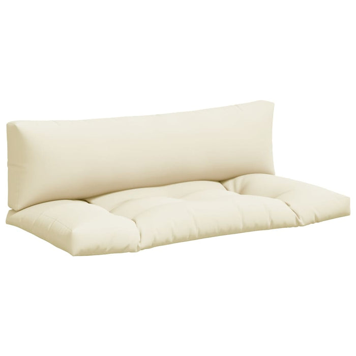 Pallet Cushions 2 Pcs Cream Fabric Tlbkxa