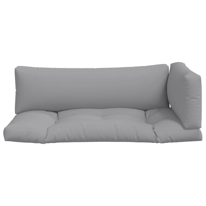 Pallet Cushions 3 Pcs Grey Fabric Tlbkap