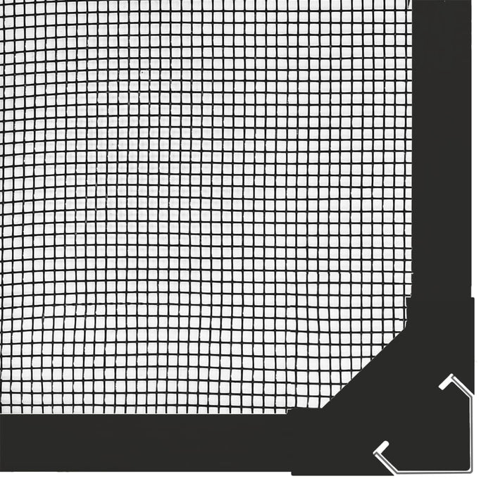 Magnetic Insect Screen For Windows Anthracite 80X140 Cm Optnan