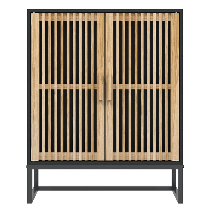 Sideboard Black 60X30X75 Cm Engineered Wood Tpxoob