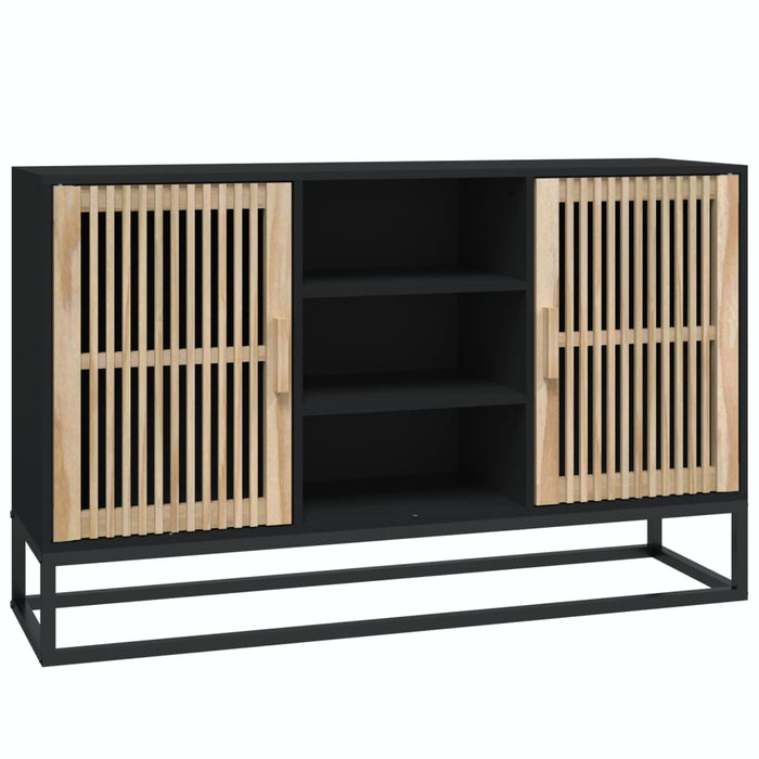 Sideboard Black 105X30X65 Cm Engineered Wood Tpxook