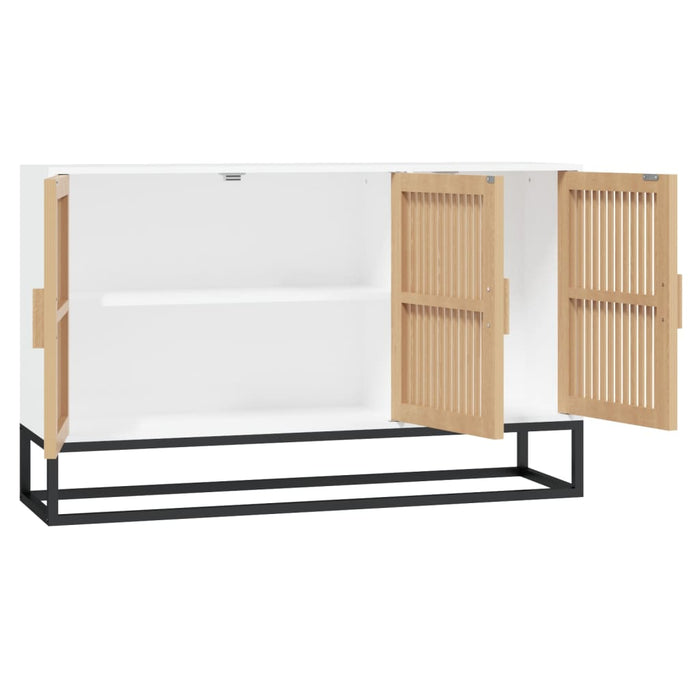 Sideboard White 105X30X65 Cm Engineered Wood Tpxoxo