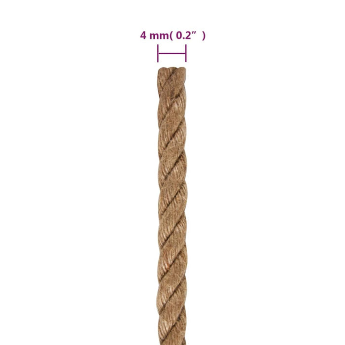 Jute Rope 100 M Long 4 Mm Thick Optitp