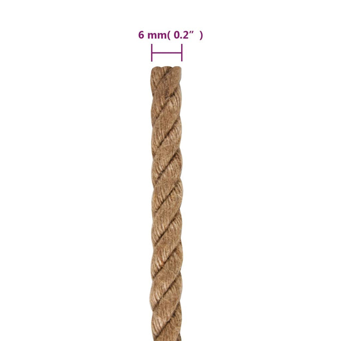 Jute Rope 25 M Long 6 Mm Thick Optitn