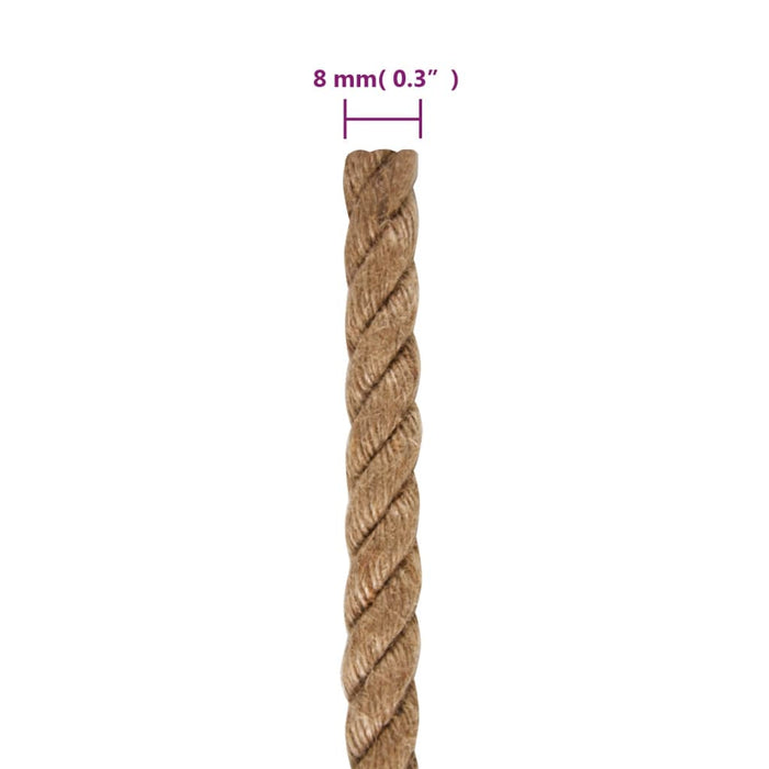 Jute Rope 50 M Long 8 Mm Thick Optiaa