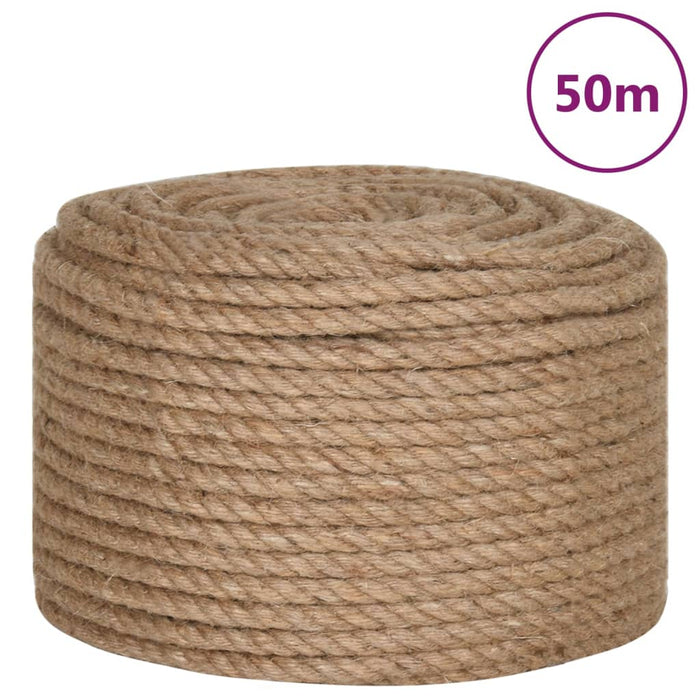 Jute Rope 50 M Long 10 Mm Thick Optiak