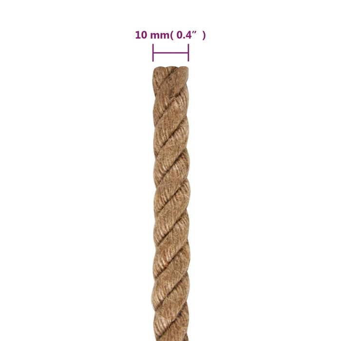 Jute Rope 50 M Long 10 Mm Thick Optiak