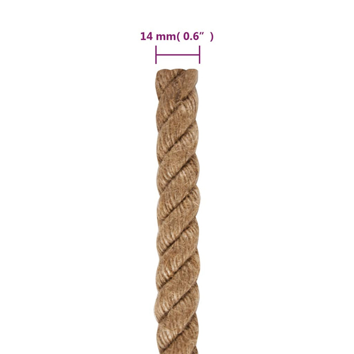 Jute Rope 25 M Long 14 Mm Thick Optipi