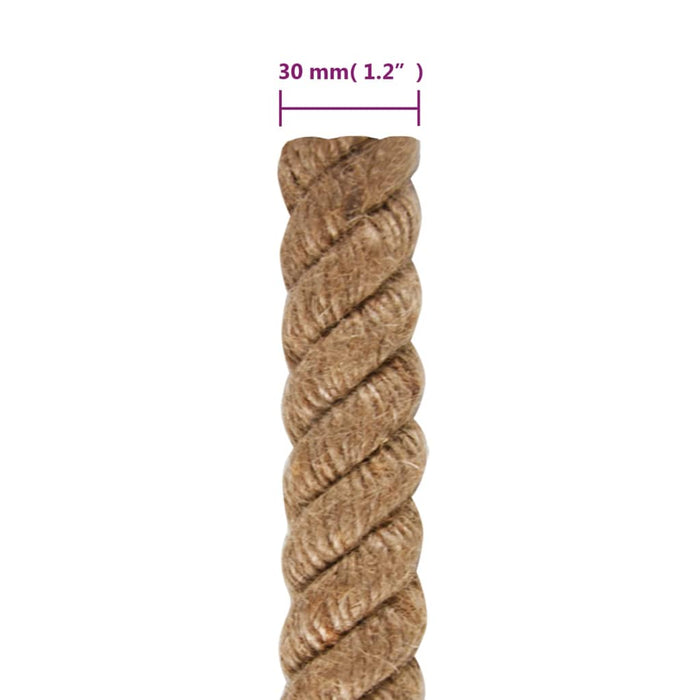 Jute Rope 10 M Long 30 Mm Thick Optilk