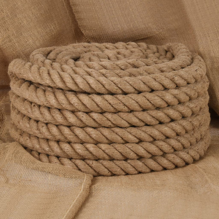 Jute Rope 5 M Long 40 Mm Thick Optiip