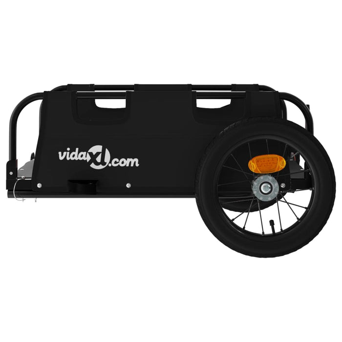 Bike Trailer Black Oxford Fabric And Iron Kaola