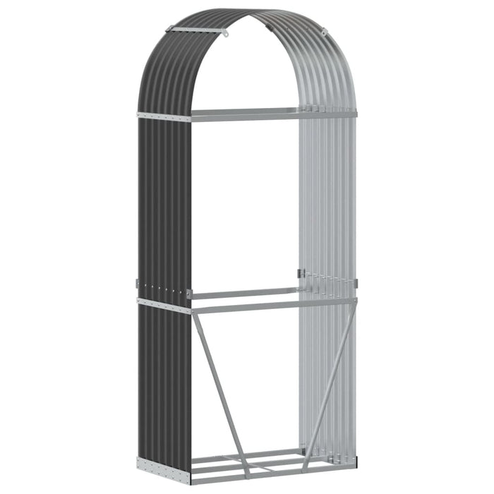 Log Holder Anthracite 80X45X190 Cm Galvanised Steel Tlaplb