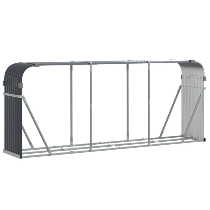 Log Holder Anthracite 234X45X100 Cm Galvanised Steel Tlaplp