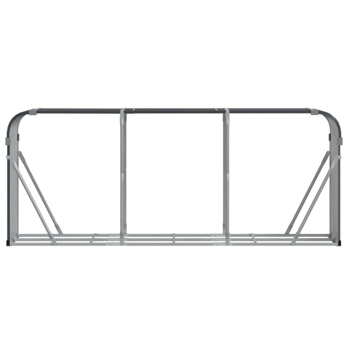 Log Holder Anthracite 234X45X100 Cm Galvanised Steel Tlaplp