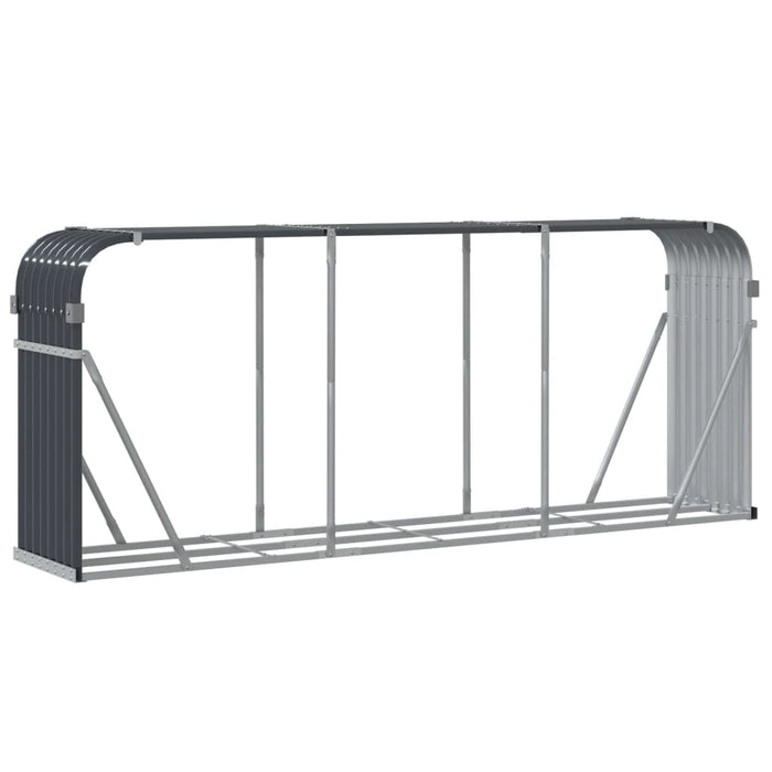 Log Holder Anthracite 234X45X100 Cm Galvanised Steel Tlaplp