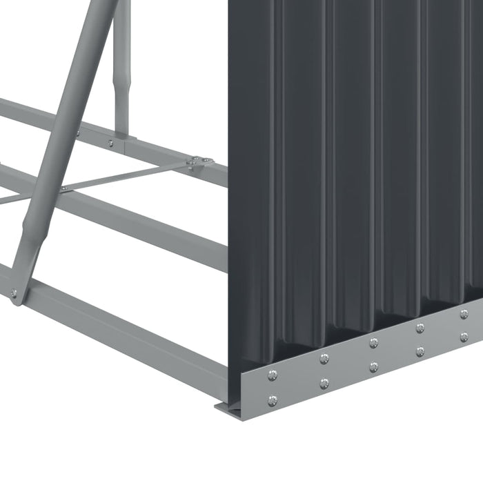 Log Holder Anthracite 234X45X100 Cm Galvanised Steel Tlaplp