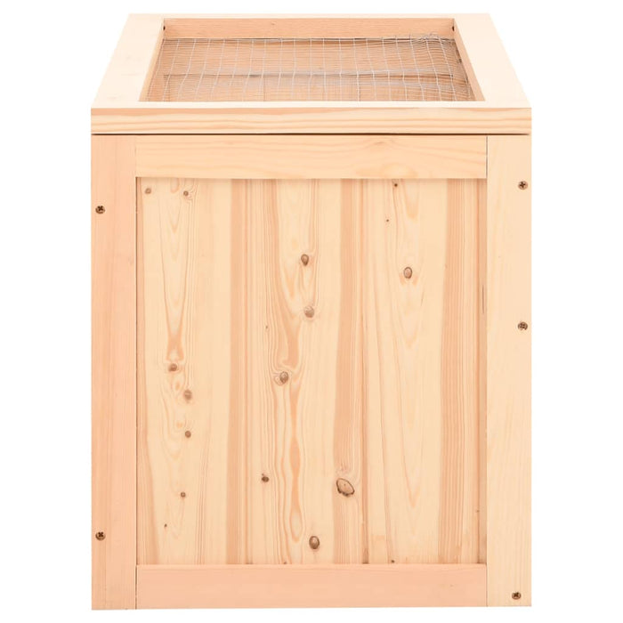 Hamster Cage 60X35.5X42 Cm Solid Wood Fir Oixtin