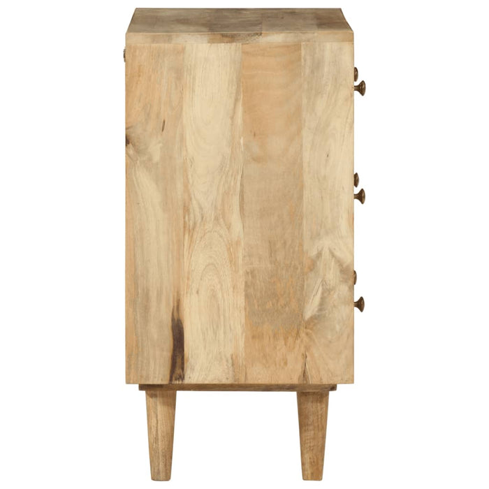 Drawer Cabinet 70X35X70 Cm Solid Wood Mango Tpnona