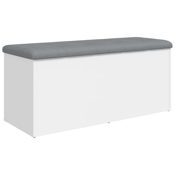 Storage Bench White 102X42X45 Cm Engineered Wood Ntpbpa