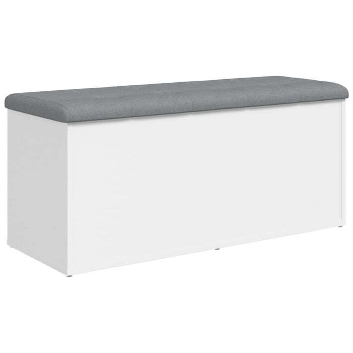 Storage Bench White 102X42X45 Cm Engineered Wood Ntpbpa