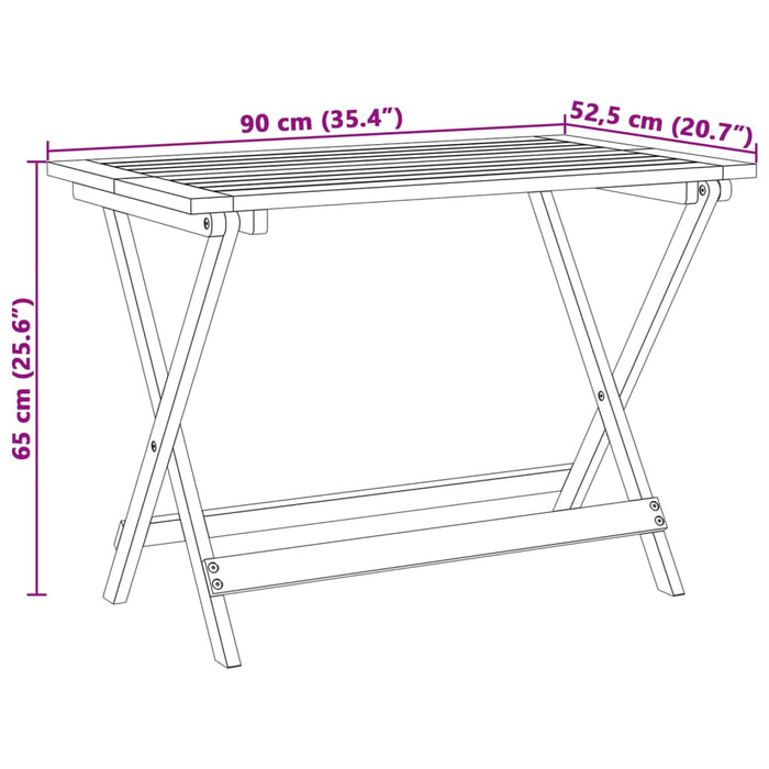 5 Piece Folding Garden Dining Set Solid Wood Acacia Txblttb