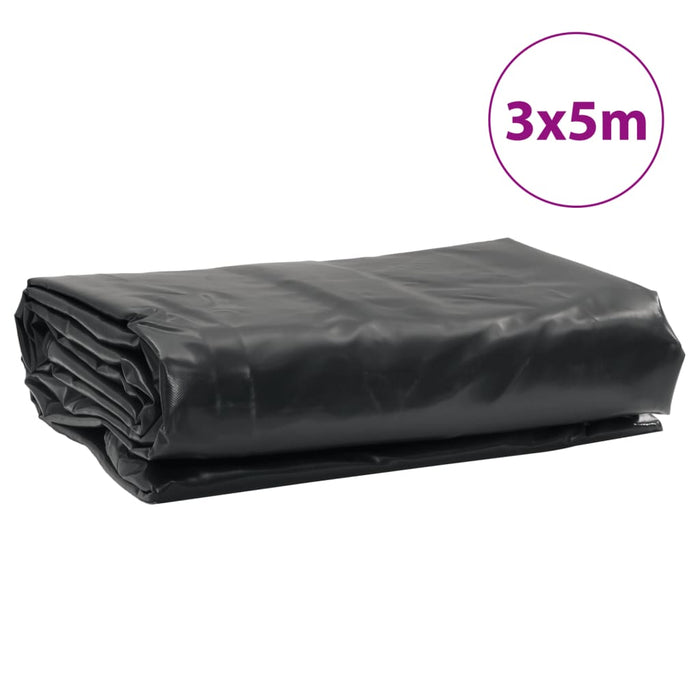 Tarpaulin Anthracite 3X5 M 650 G/M² Oplbnp