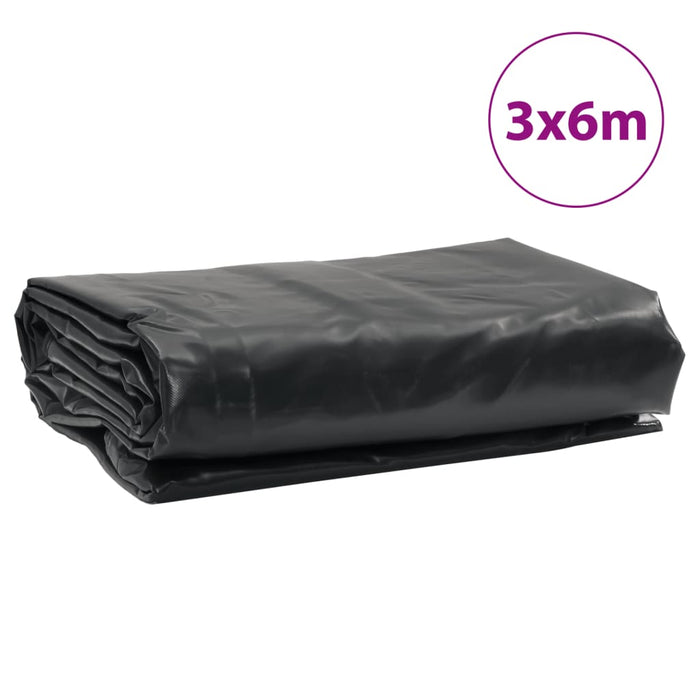 Tarpaulin Anthracite 3X6 M 650 G/M² Oplbnl