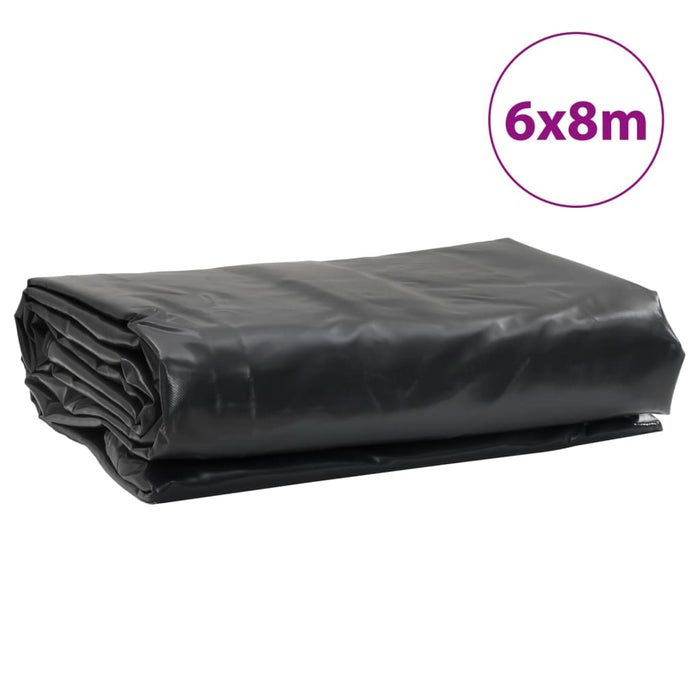 Tarpaulin Anthracite 6X8 M 650 G/M² Oplbkn