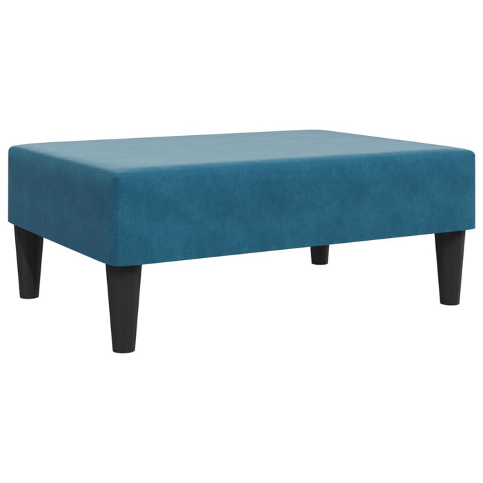 2 Piece Sofa Set Blue Velvet Txolxik