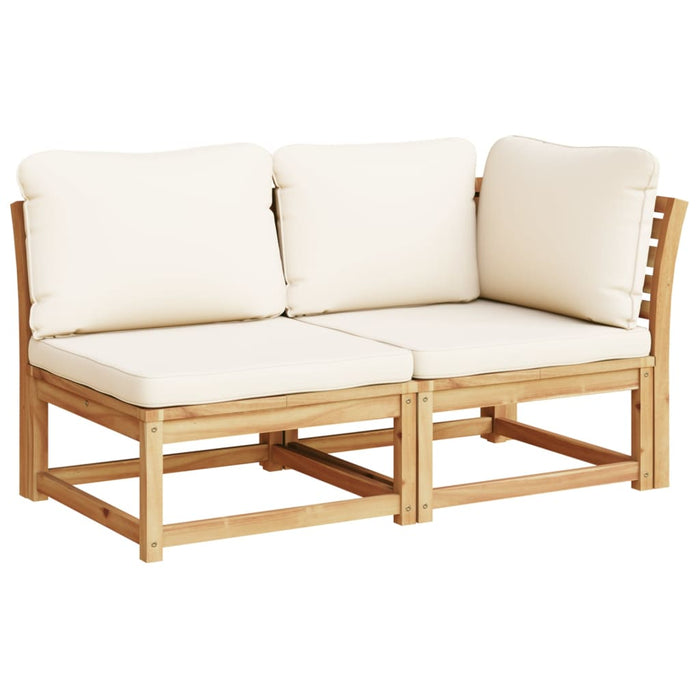 3 Piece Garden Lounge Set With Cushions Solid Wood Acacia Txoatba