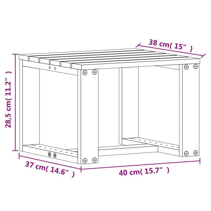 3 Piece Garden Lounge Set Solid Wood Pine Ntxppx