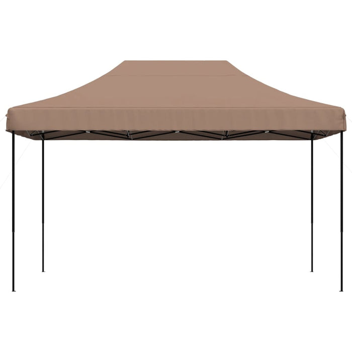 Foldable Party Tent Pop-Up Brown 440X292X315 Cm Abbakla