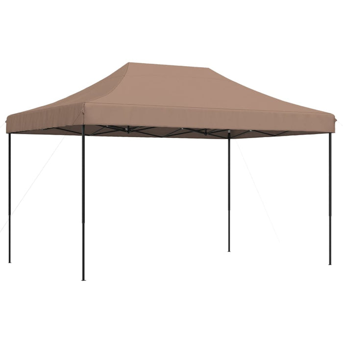 Foldable Party Tent Pop-Up Brown 440X292X315 Cm Abbakla