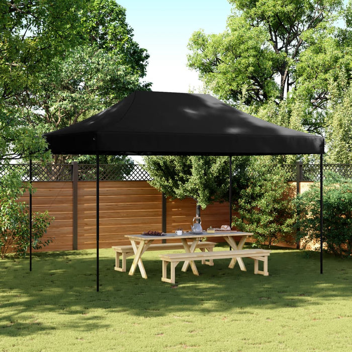 Foldable Party Tent Pop-Up Black 440X292X315 Cm Abbakll