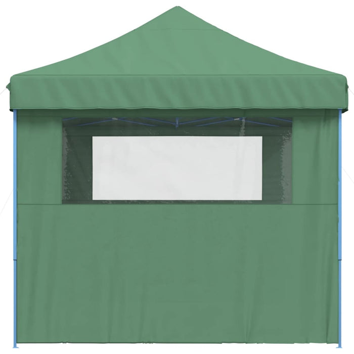 Foldable Party Tent Pop-Up With 3 Sidewalls Green Abbakln