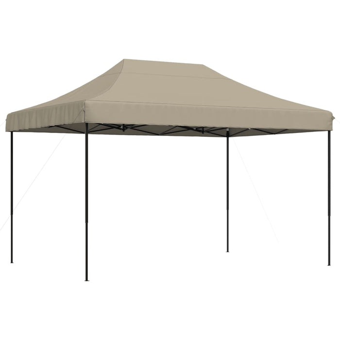 Foldable Party Tent Pop-Up Taupe 410X279X315 Cm Abbpbob