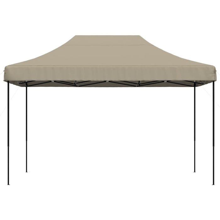 Foldable Party Tent Pop-Up Taupe 410X279X315 Cm Abbpbob