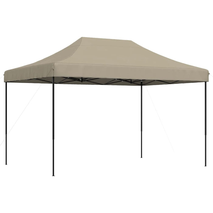 Foldable Party Tent Pop-Up Taupe 410X279X315 Cm Abbpbob