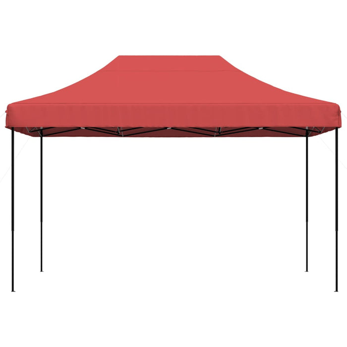 Foldable Party Tent Pop-Up Burgundy 410X279X315 Cm Abbpboo