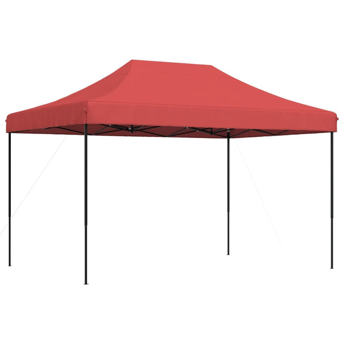 Foldable Party Tent Pop-Up Burgundy 410X279X315 Cm Abbpboo