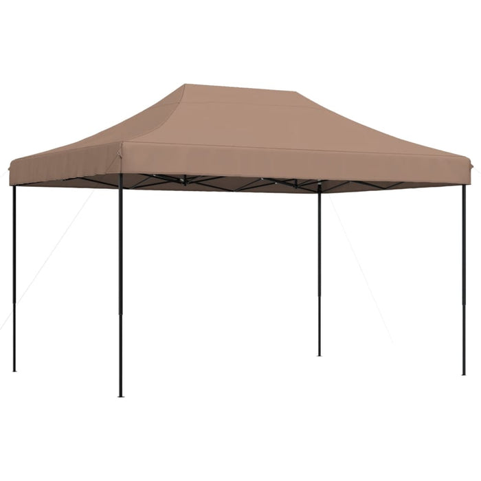 Foldable Party Tent Pop-Up Brown 410X279X315 Cm Abbpbox