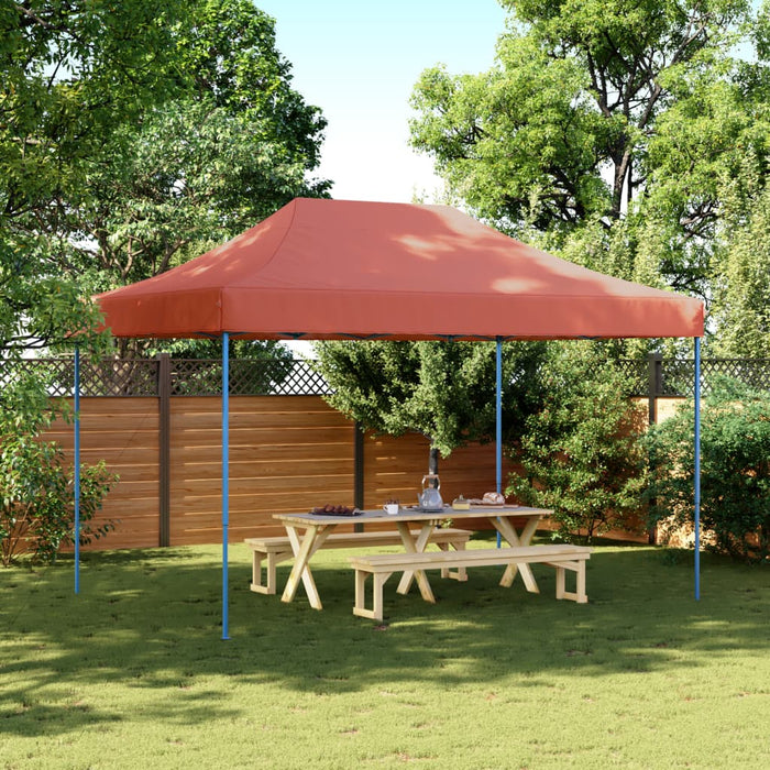 Foldable Party Tent Pop-Up Terracotta 410X279X315 Cm Abbpbot