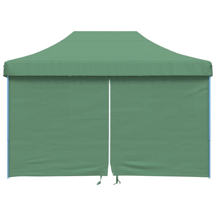 Foldable Party Tent Pop-Up With 4 Sidewalls Green Abbpbxa