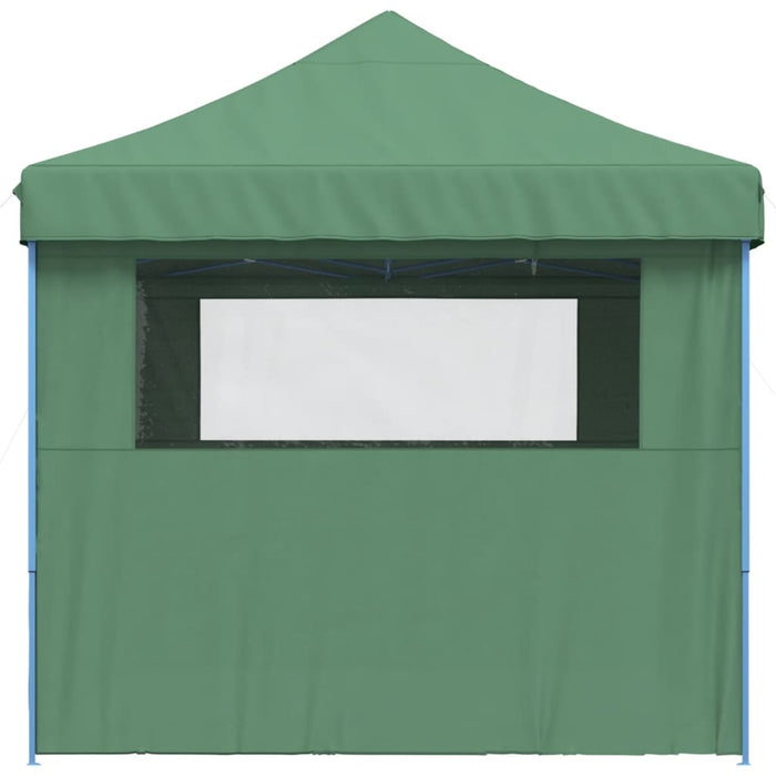 Foldable Party Tent Pop-Up With 4 Sidewalls Green Abbpbxa