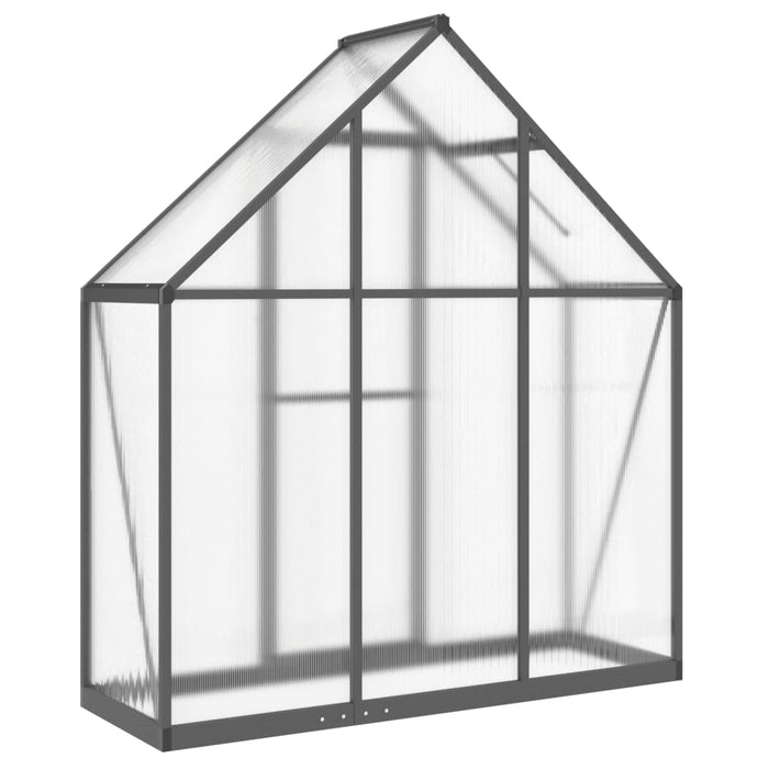 Greenhouse With Base Frame Anthracite 169X58X195 Cm Aluminium Abbpnon