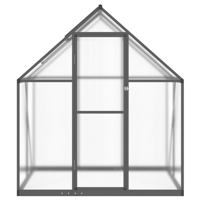 Greenhouse With Base Frame Anthracite 169X114X195 Cm Aluminium Abbpnxa