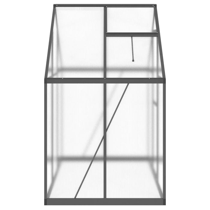 Greenhouse With Base Frame Anthracite 169X114X195 Cm Aluminium Abbpnxa